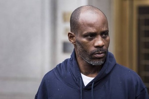 American rapper DMX pictured shortly after leaving jail
