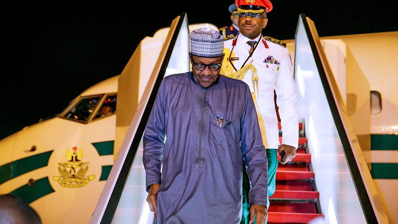 Buhari returns from South Africa